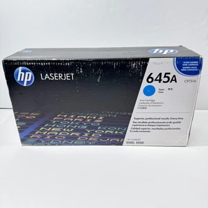 HP 645A Cyan Blue Toner Cartridge (C9731A) Brand New Ink Guaranteed OEM - Picture 1 of 7