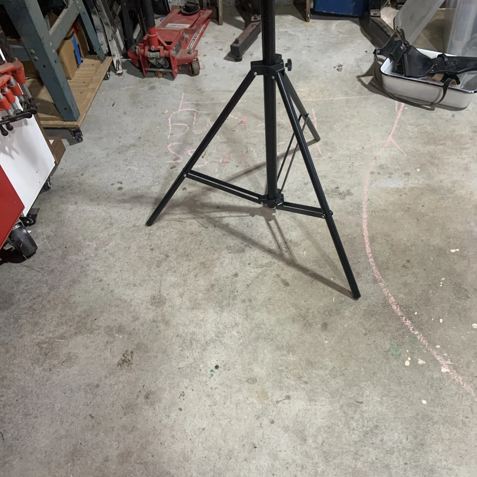 Soporte de luz de aluminio de impacto para fotografía portátil foto video trípode soporte Foto 1 de 4