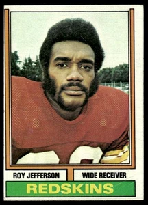 1974 Topps Roy Jefferson Washington Redskins #119 - Imagen 1 de 2