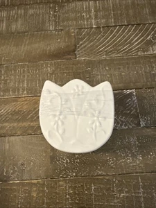 Unbranded White Tulip Trinket Tray - Picture 1 of 5