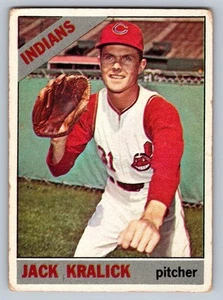 1966 Topps #129 Jack Kralick VG-EX Baseballkarte - Bild 1 von 2