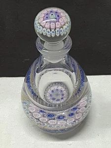 Antikes Millefiori Glas Tintenfass 15 cm hoch (B3) - Bild 1 von 12