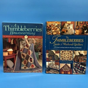 2 vintage QUILT BOOKS 1999 2000 THIMBLEBERRIES weekend projects patterns gifts - Picture 1 of 20