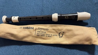 Grabadora soprano Yamaha SopraRecorder G YRS-313III, serie alemana, AAB usada - Imagen 1 de 4