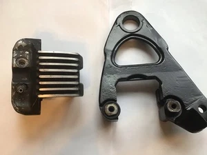 harley-davidson ironhead sportster 1000 Early 80s Rear Brake Caliper And Hanger - Picture 1 of 6