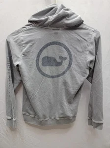 Vineyard Vines Boys Youth Large 16 Hoodie Gray Pullover - Picture 1 of 14
