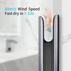 Vertical Hand Dryer Slim, Filtered Jet Hand Dryer for Bathroom,110-220V,AK2065 - Picture 1 of 17