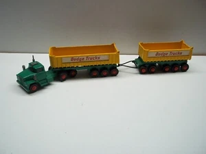 VINTAGE LESNEY MATCHBOX KING SIZE K-16 DODGE TRACTOR WITH TWIN TIPPERS 1960's - Picture 1 of 7