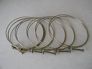 Paquete de 6 abrazaderas de alambre de 6" nuevas - Imagen 1 de 1