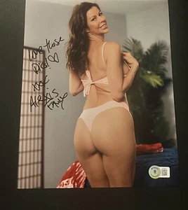 FOTO FIRMATA ALEXIS FAWX 8x10 XXX PORNO FILM PER ADULTI ATTRICE Beckett Bas - Foto 1 di 1