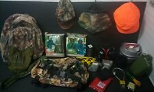 Hunter/Camping Gear Lot - Fieldline Backpack - FroggToggs - Mossy Oak - CAMO