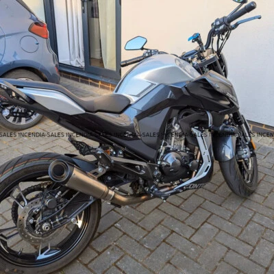 Zontes ZT125 G1 GK U U1 Z2 komplette Auspuffanlage Kegel schwarz Kappe 2020-2024 - Bild 1 von 2