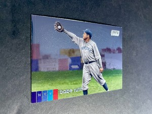 2020 Topps Stadium Club Chrome Babe Ruth Base #3 New York Yankees