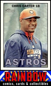 2016 Topps Heritage #308 Chris Carter - Picture 1 of 2
