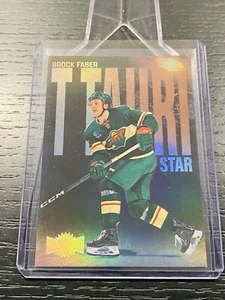 2023-24 SkyBox Metal Universe /199 T Tauri Star #TTP-4 Brock Faber Rookie RC - Picture 1 of 4