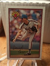 David Cone 1989 Bowman Base Card #375 New York Mets 