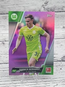 Yannick Gerhardt 2021-22 Topps Bundesliga 18/125 Fuchsia Foil #180 Wolfsburg - Picture 1 of 3