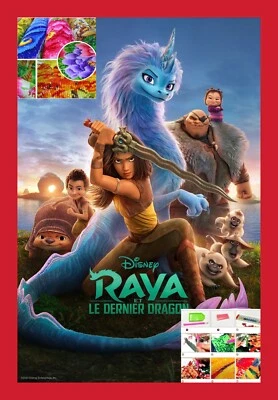 LOISIRS POSTER BRODERIE FIGURINE RAYA ET LE DERNIER DRAGON MOSAIQUE 3D DIAMANT - Photo 1/4