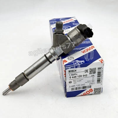 1PCS Bosch Fuel Injectors 0445120042 For Chevy GMC Duramax LBZ Hummer 6.6L 06-07 - Image 1 of 4