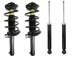 Full Set -Front Complete Struts Rear Shocks Fits Jetta Wagon Only NOT for Sedan - Bild 1 von 6