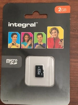 Integral 2GB MicroSD Card - Retail - Image 1 of 4