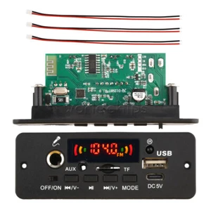 DC5V MP3 Player Amplifier Bluetooth MP3 Decoder Board Car Music Player FM Radio - Picture 1 of 18