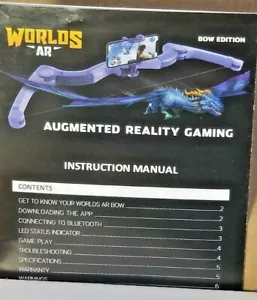 Worlds AR Augmented Reality Gaming Bow Edition by Black Fin Blue Bow - Picture 1 of 5
