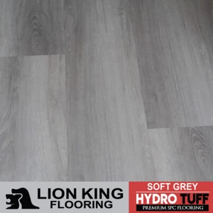 Hydro Tuff 100% Waterproof SPC Hybrid Flooring 9mm Thick planks- Soft Grey - Picture 1 of 3