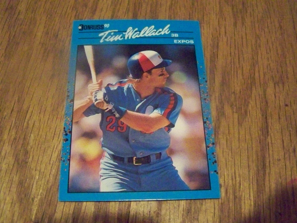 TIM WALLACH   1990 DONRUSS THE BEST OF THE NATIONAL LEAGUE BASEBALL CARD #55 - Image 1 of 1