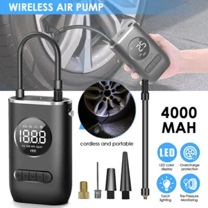 Cordless Electric Car Tyre Inflator Pump Portable USB Tire Air Compressor Pump - Bild 1 von 12