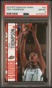 2013 Rittenhouse WNBA Tina Thompson PSA 8 Seattle Storm USC Trojans - Picture 1 of 2