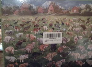 Rompecabezas Dogs Pooping 1000 PC sellado 19,7"x27,6" ALLAJIG - Imagen 1 de 3