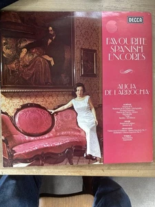 Alicia de Larrocha LP “Favourite Spanish Encores” DECCA SXL 6734 N MINT - Picture 1 of 2