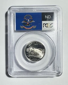 2006 S, SILVER North Dakota Statehood Quarter PCGS PR 69 DCAM - Picture 1 of 2