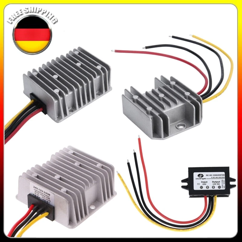 MARKENLOS DC DC 18V-24V zu 12V Spannungswandler Converter 24V auf 12V LKW 24V zu 12V Netz