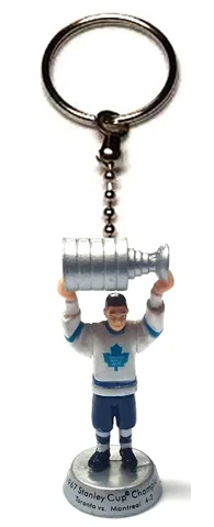 1967 TORONTO MAPLE LEAFS KEYCHAIN NHL 1.5" TALL MINI FIGURE STANLEY CUP CHAMPION Cover