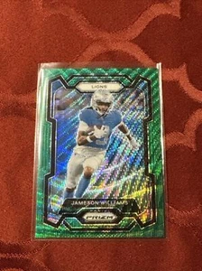 2023 Panini Prizm Football Green Wave Prizm Jameson Williams - Picture 1 of 2