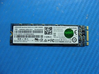 Dell 15 7579 SanDisk 256GB SATA M.2 Solid State Drive K0GGC SD8SN8U-256G-1012 - Image 1 of 2