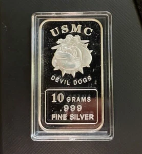 10 gram .999 Silver Bar - Picture 1 of 3