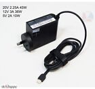 Au 45W Type-C Usb-C Power Adapter Charger For Lenovo X1 Yoga 5Th Gen 20Ub 20Uc