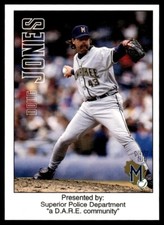 1997 Milwaukee Brewers Police Doug Jones Milwaukee Brewers #NNO
