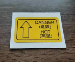 Mitsubishi JDM Danger Hot Decal. Brand New. - Picture 1 of 1