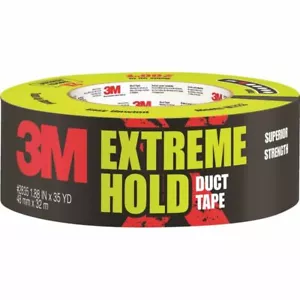 (3)- 3M 1.88 In. x 35 Yd. Extreme Hold Duct Tape, Black Model: 2830-B - Picture 1 of 1