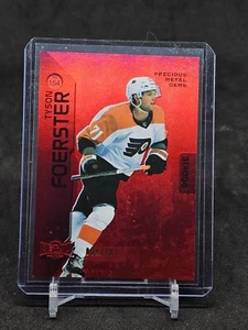 Gemas de metales preciosos Tyson Forest 2023-24 Upper Deck Metal Universe rojo/100 #154 - Imagen 1 de 2