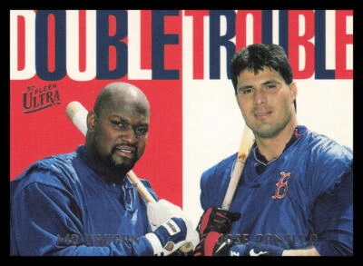 1997 Fleer Ultra Double Trouble #2 Jose Canseco / Mo Vaughn  Boston Red Sox - Image 1 of 2
