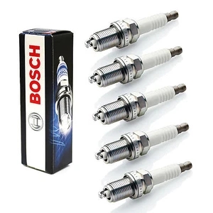 5x Ford Focus MK2 2.5 ST Genuine Bosch Double Platinum Spark Plugs - Picture 1 of 1
