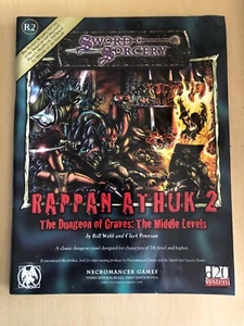 d20 Sword & Sorcery Rappan Athuk 2 Dungeon Of Graves: Middle Levels 2001 - Picture 1 of 6