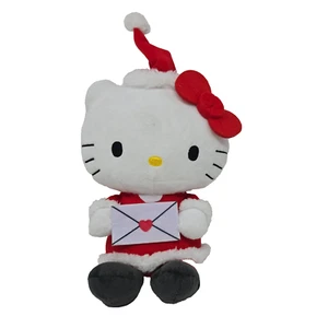 Sanrio Hello Kitty Christmas Santa Outfit Letter 9" Plush Toy - Picture 1 of 7