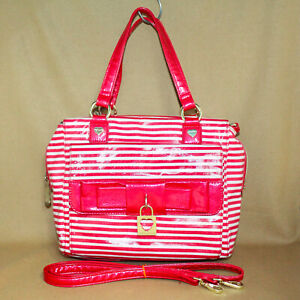 Betsey Johnson Satchel/Top Handle Bag PVC Exterior Bags & Handbags 