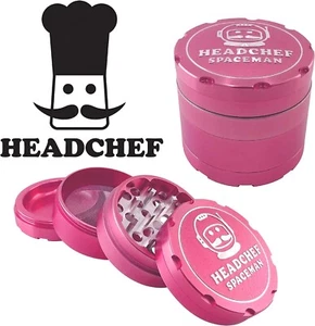 Headchef Starburst rosa Spaceman Metall Kräutermühle/4-teiliger Mühle, 55 mm - Bild 1 von 5